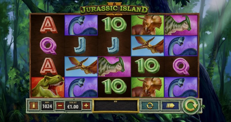 Play Jurassic Island 2 by Playtech at 1Win Casino