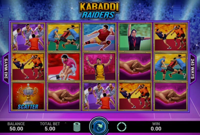 Play Kabaddi Raiders by Caleta at 1Win Casino