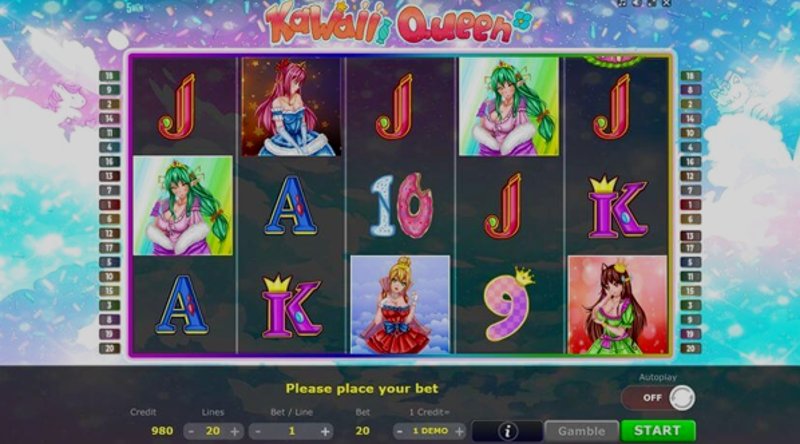 Play Kawaii Queen by 5 Men Gaming at 1Win Casino