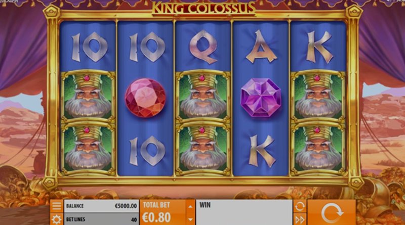 Play King Colossus by Quickspin at 1Win Casino