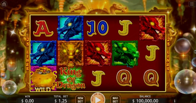 Play King of Dragon by Kagaming at 1Win Casino