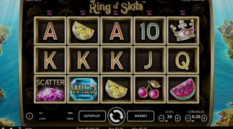 Play King of Slots by Netent at 1Win Casino