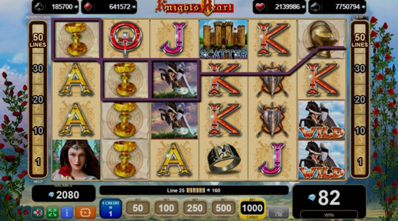 Play Knights Heart by Amusnet Interactive at 1Win Casino