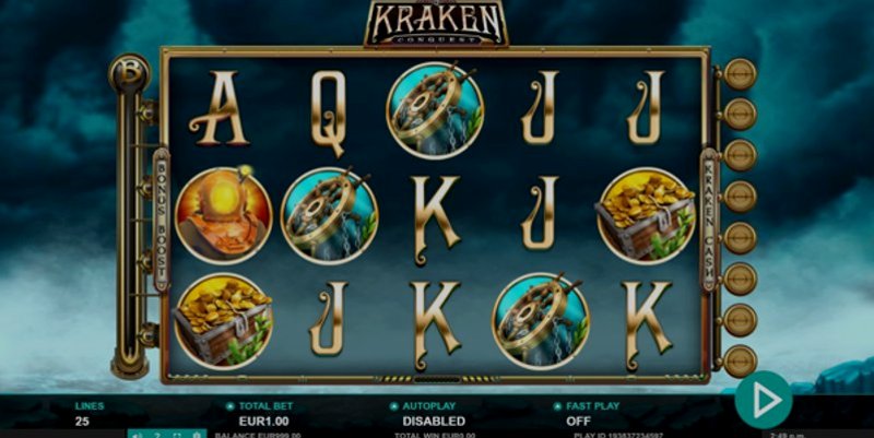 Play Kraken Conquest by Leander at 1Win Casino