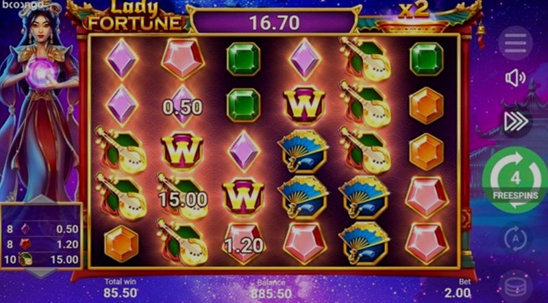 Play Lady Fortune by 3 Oaks Gaming at 1Win Casino