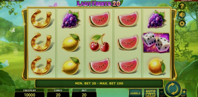 Play Lady Fruits 20 by Amatic at 1Win Casino