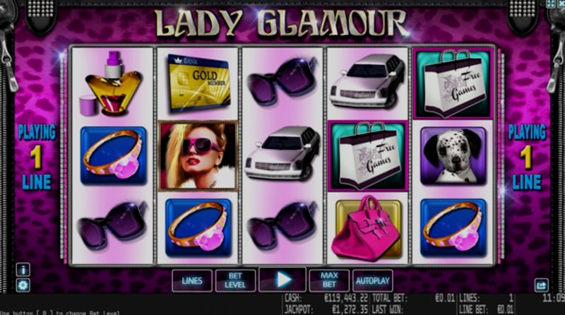 Play Lady Glamour by Worldmatch at 1Win Casino