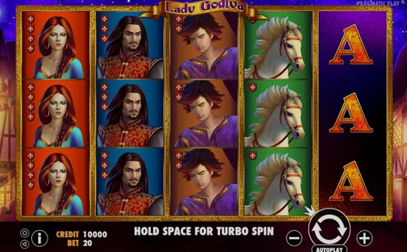 Play Lady Godiva by Pragmatic at 1Win Casino