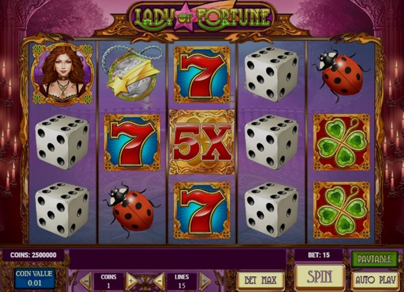 Play Lady of Fortune by Playn Go at 1Win Casino