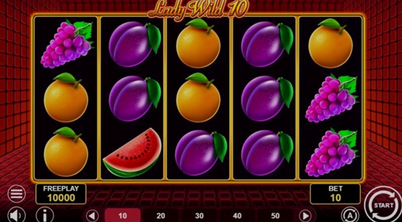 Play Lady Wild 10 by 1spin4win at 1Win Casino