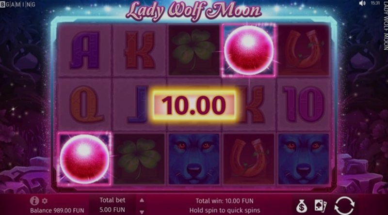 Play Lady Wolf Moon by Bgaming at 1Win Casino