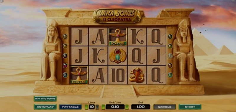 Play Lara Jones is Cleopatra by Spearhead at 1Win Casino