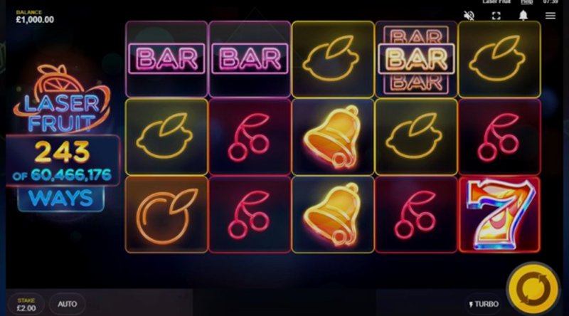 Play Laser Fruit by Red Tiger at 1Win Casino