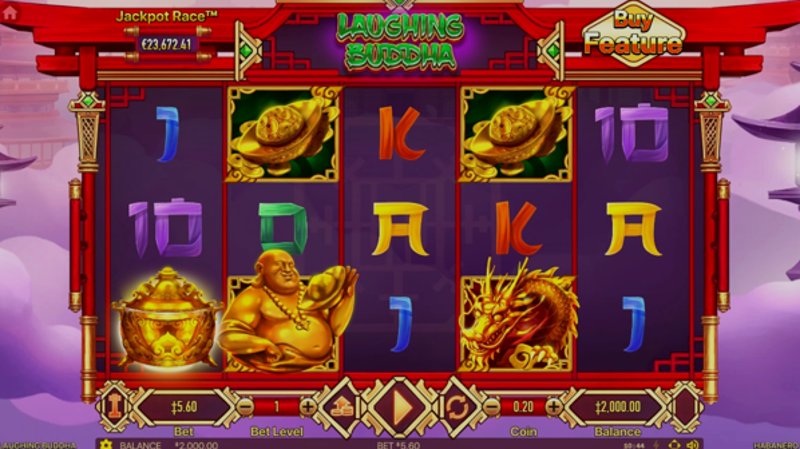 Play Laughing Buddha by Habanero at 1Win Casino