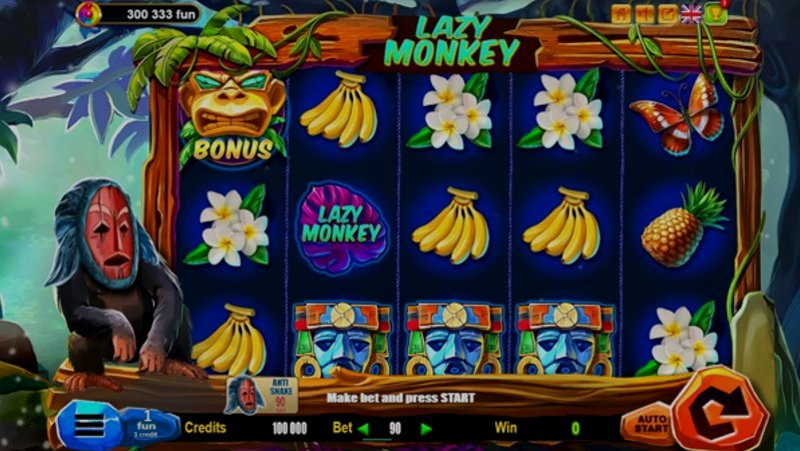 Play Lazy Monkey by Belatra at 1Win Casino