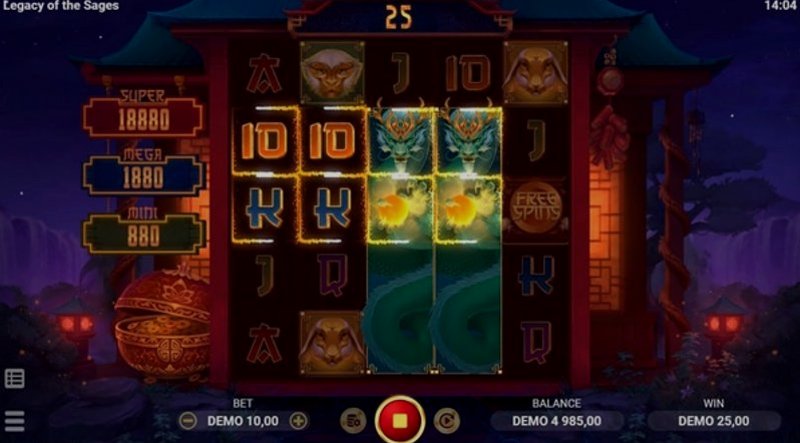 Play Legacy Of The Sages by Evoplay at 1Win Casino