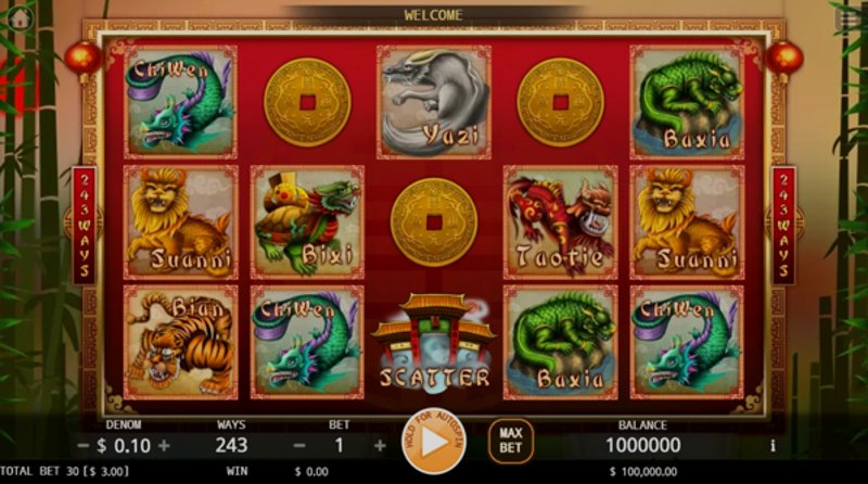 Play Legend of Dragons by Kagaming at 1Win Casino