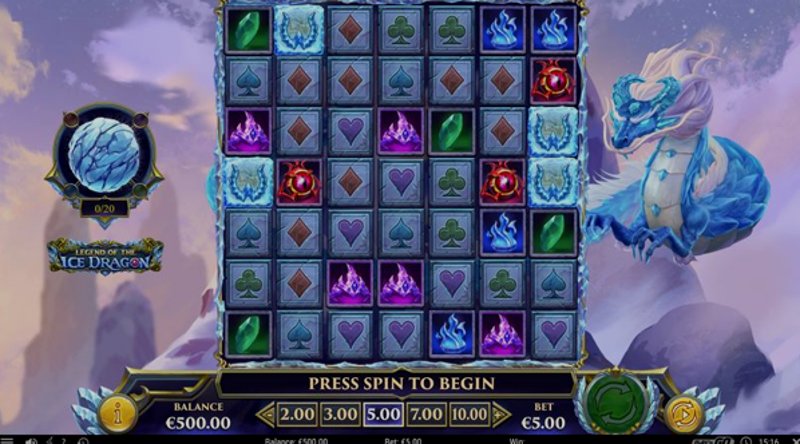 Play Legend of the Ice Dragon by Playn Go at 1Win Casino