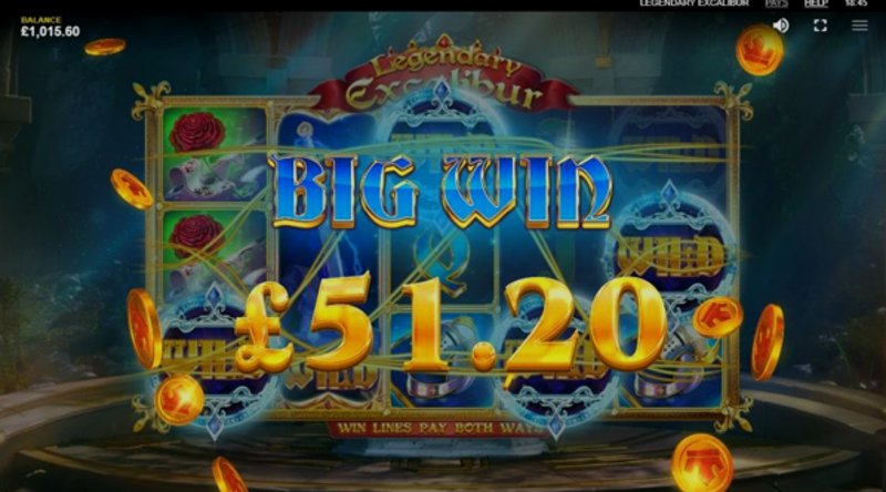 Play Legendary Excalibur by Redtiger at 1Win Casino