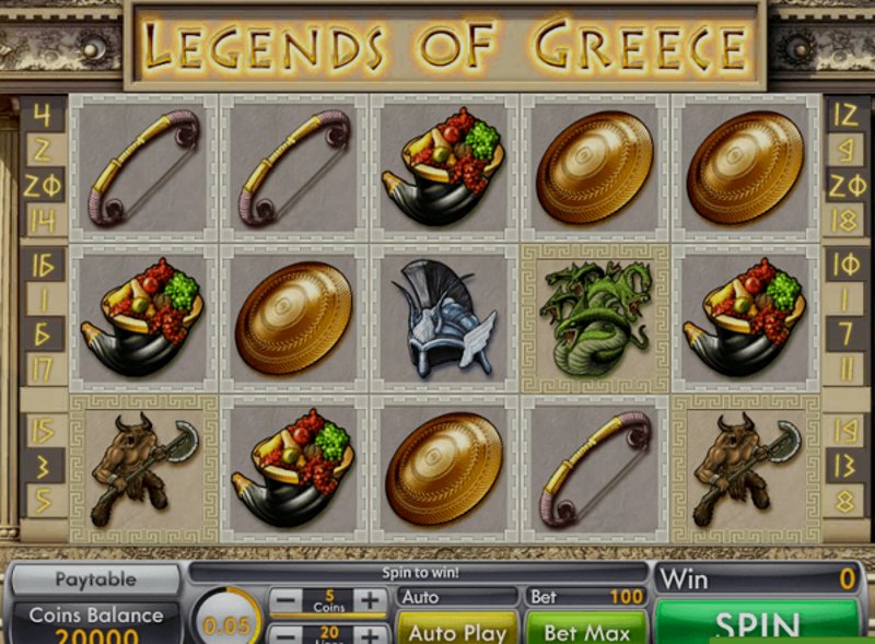 Play Legends of Greece by Genii at 1Win Casino