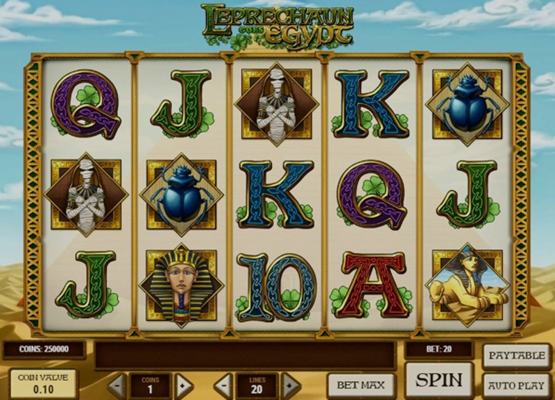 Play Leprechaun goes Egypt by Playn Go at 1Win Casino