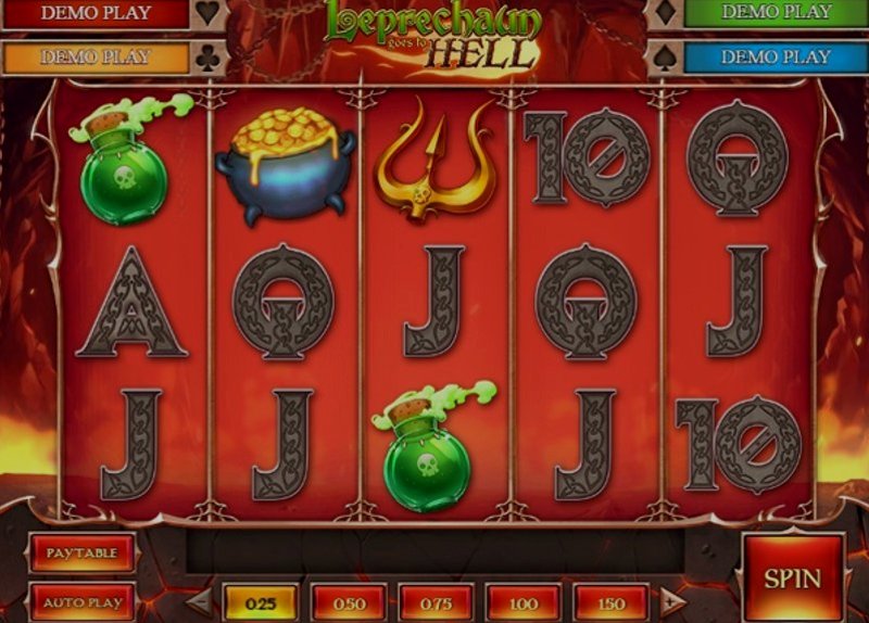 Play Leprechaun goes to Hell by Playn Go at 1Win Casino