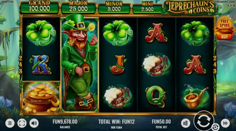 Play Leprechaun’s Coins by Platipus at 1Win Casino