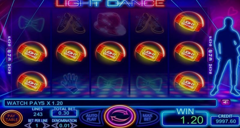 Play Light Dance by Groove at 1Win Casino