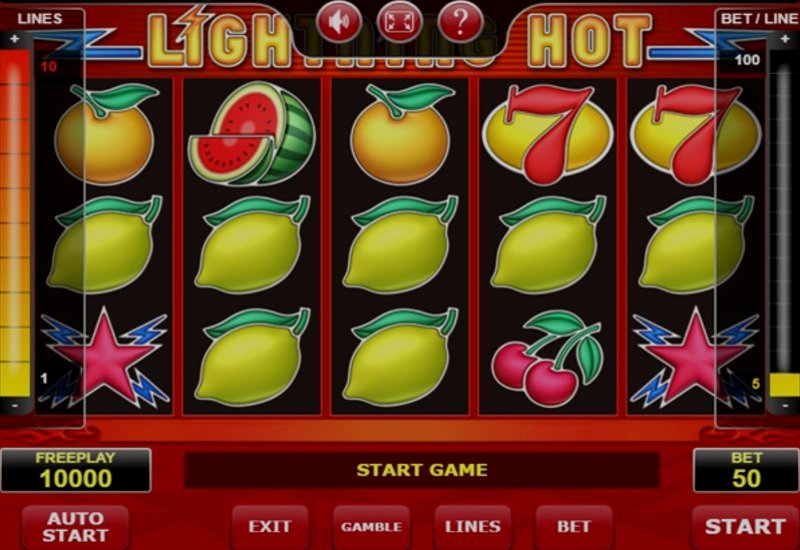 Play Lightning Hot by Amatic at 1Win Casino