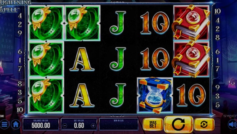 Play Lightning spell by Synot at 1Win Casino