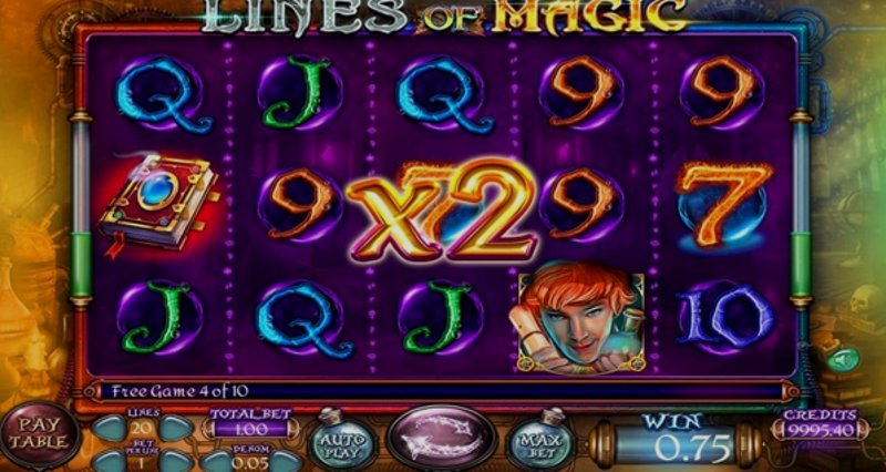 Play Lines Of Magic by Groove at 1Win Casino