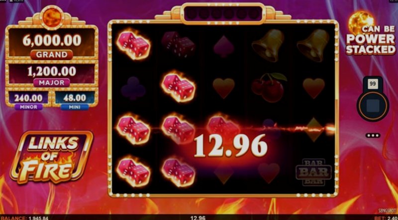 Play Links of Fire by Games Global at 1Win Casino