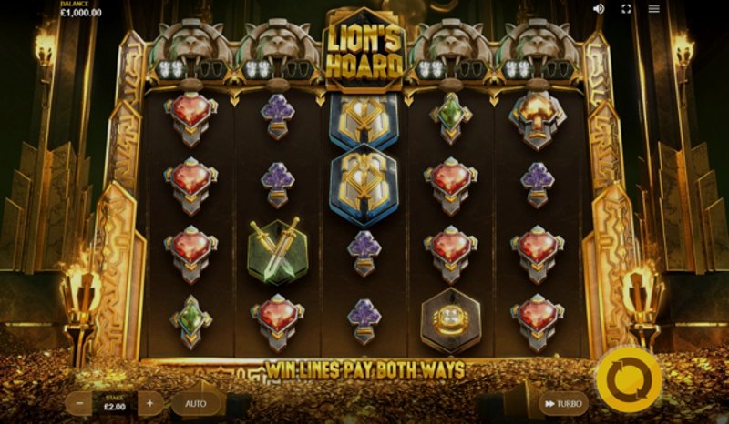 Play Lions Hoard by Redtiger at 1Win Casino