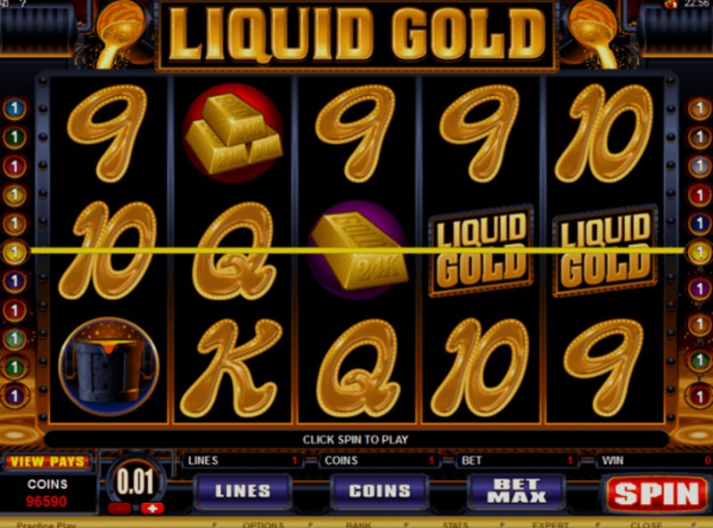 Play Liquid Gold by Games Global at 1Win Casino