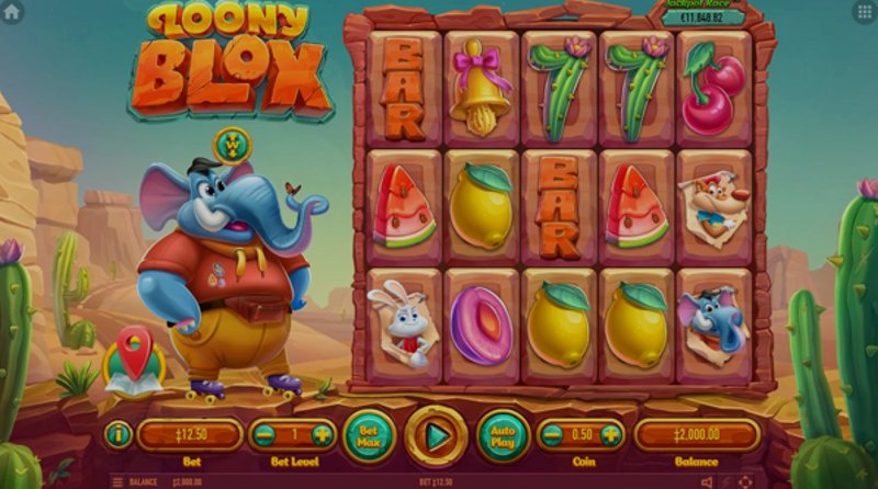 Play Loony Blox by Habanero at 1Win Casino