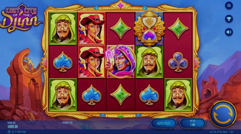 Play Lost City of the Djinn by Thunderkick at 1Win Casino