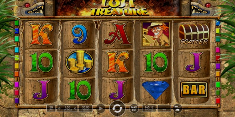 Play Lost Treasure by Wazdan at 1Win Casino