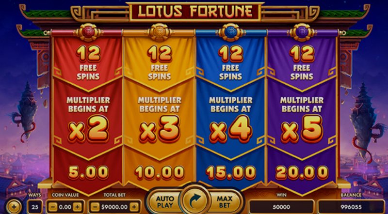 Play Lotus Fortune by Netgame at 1Win Casino