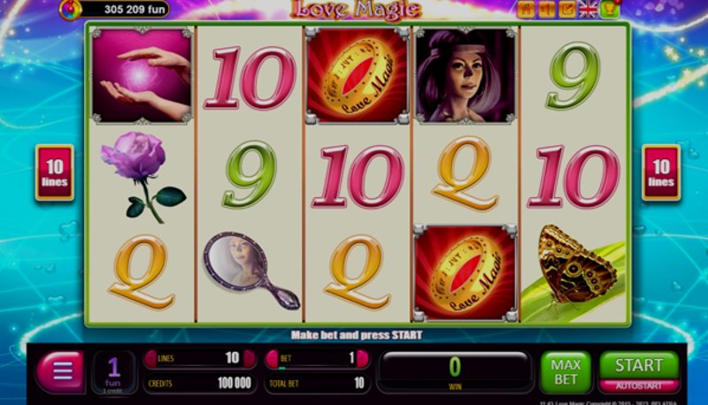 Play Love Magic by Belatra at 1Win Casino