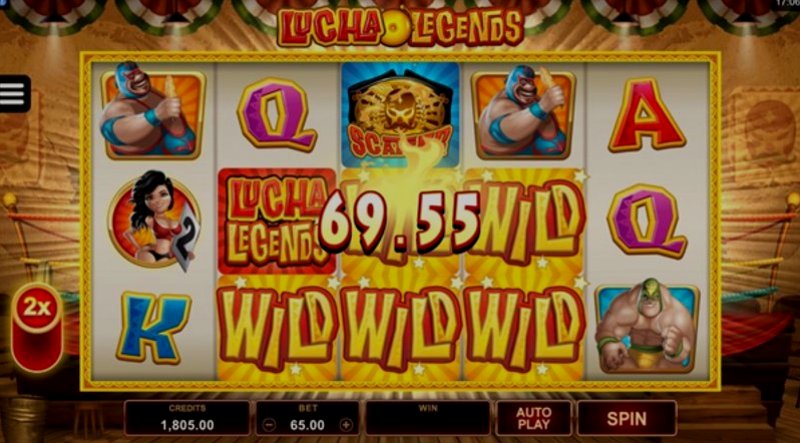 Play Lucha Legends by Microgaming at 1Win Casino