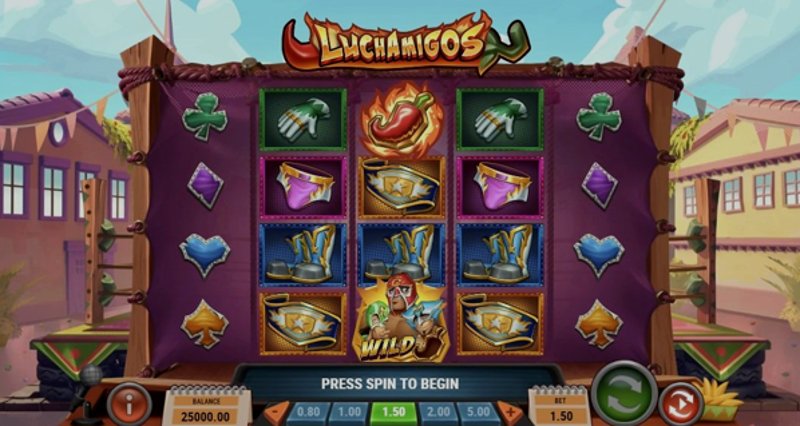 Play Luchamigos by Playn Go at 1Win Casino