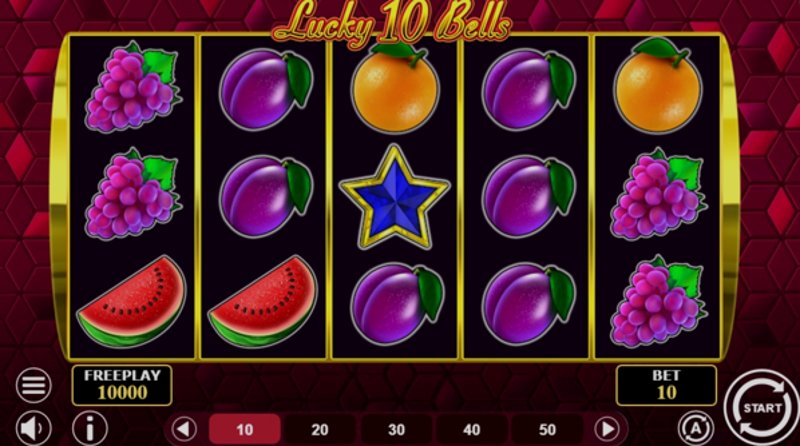 Play Lucky 10 Bells by 1spin4win at 1Win Casino