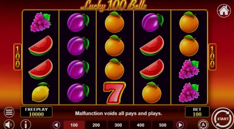 Play Lucky 100 Bells by 1spin4win at 1Win Casino