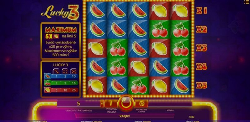 Play Lucky 3 by Isoftbet at 1Win Casino