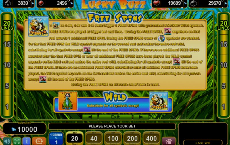 Play Lucky Buzz by Amusnet at 1Win Casino