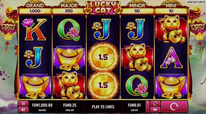 Play Lucky Cat by Kagaming at 1Win Casino