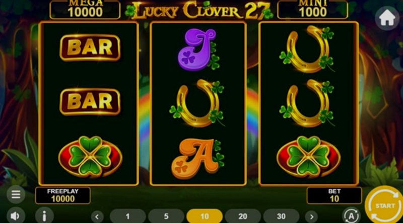 Play Lucky Clover 27 by 1spin4win at 1Win Casino