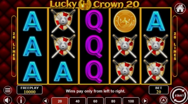 Play Lucky Crown 20 by 1spin4win at 1Win Casino