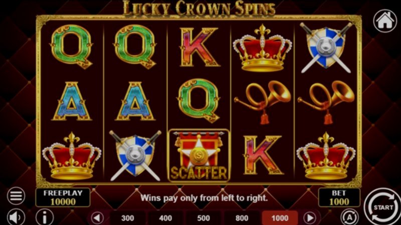 Play Lucky Crown Spins by 1spin4win at 1Win Casino