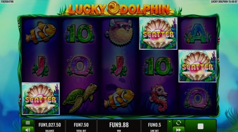 Play Lucky Dolphin by Platipus at 1Win Casino